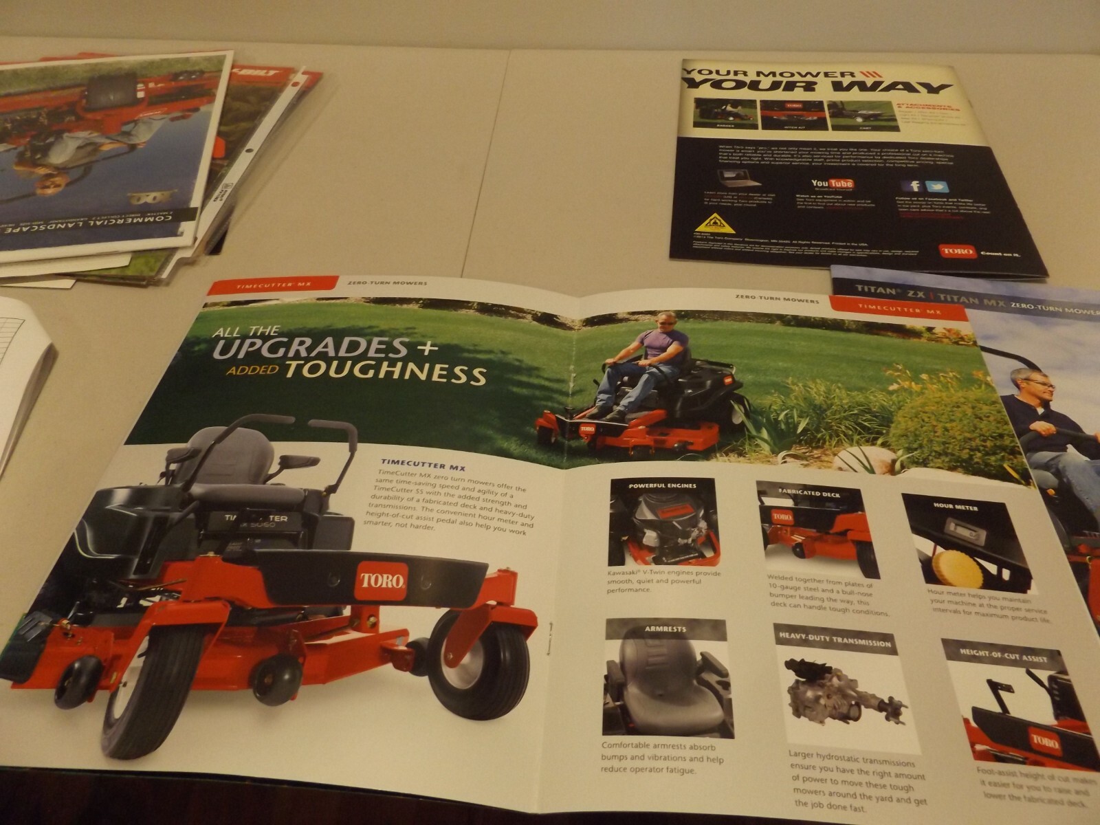3-pc. TORO TITAN, TIMECUTTER ZERO-TURN MOWERS, LIT # 2013, 2014, 2014