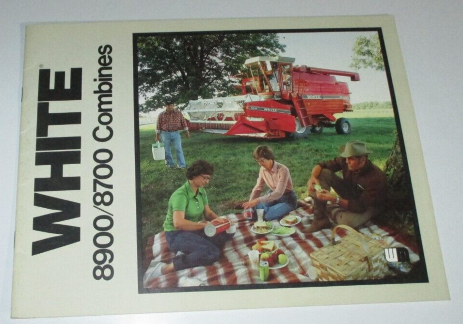 White 8700 & 8900 Combine Sales Brochure Literature Advertising H-257