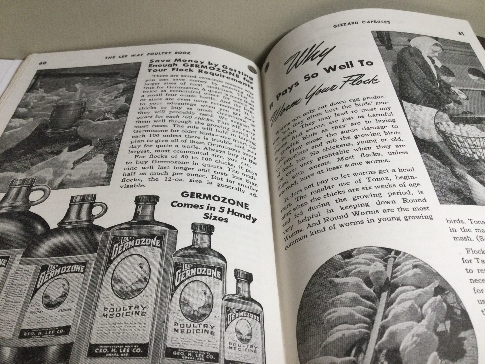 RARE 1948 “THE LEE WAY POULTRY BOOK” FARM GUIDE TO POULTRY HEALTH ILLUSTRATED