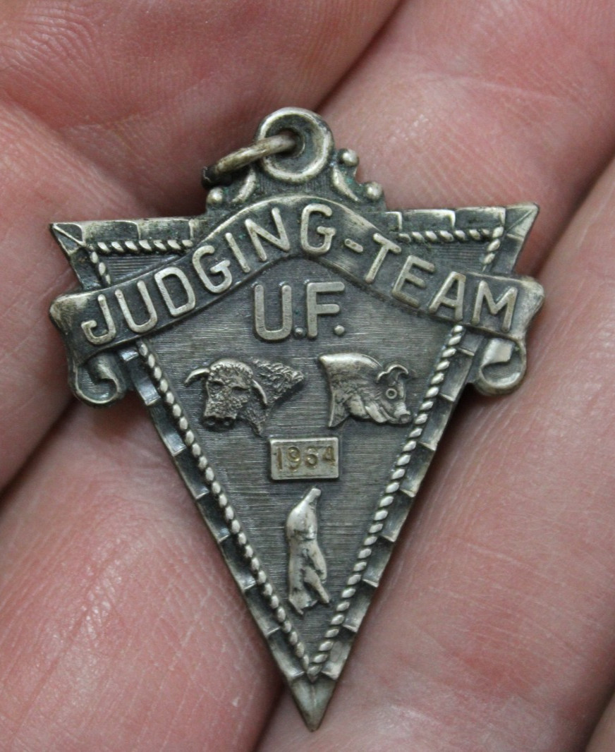 1964 UF Livestock Judging team University of Florida Pendant Sterling Silver