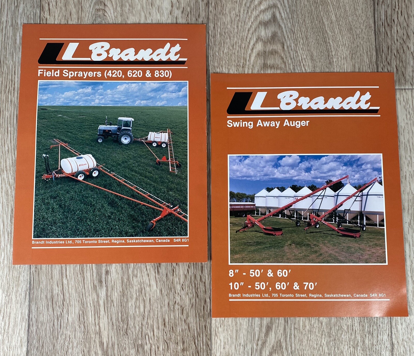 Farm Equipment Brochures Brandt Swing Away Auger & Field Sprayer Canada