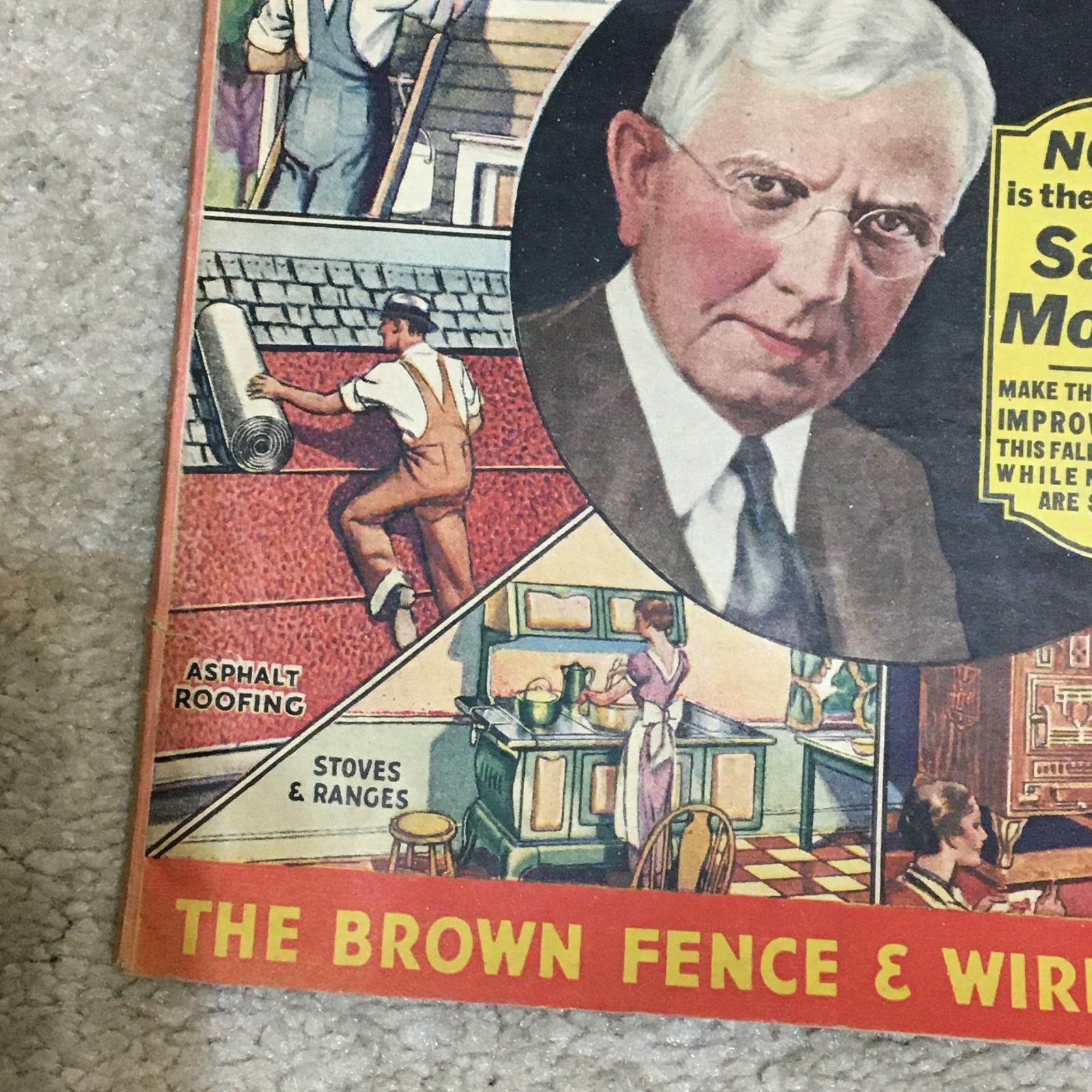 Vntg 1935 Jim Brown&rsquo;s Bargain Book Catalog, Tools Fence Heater Range Paint Roof