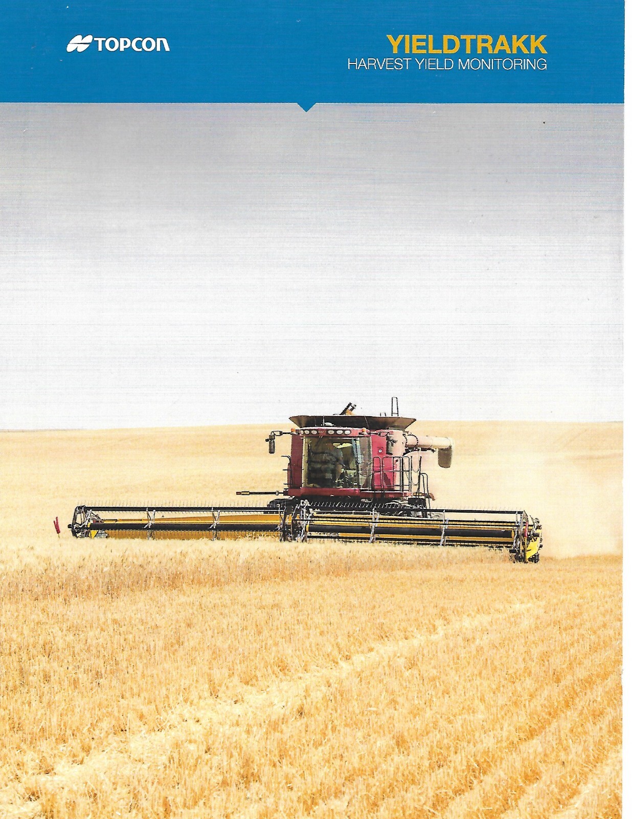 Farm Brochure – Topcon – Yieldtrakk- Harvest Yield Monitoring – c2015 (F8615)