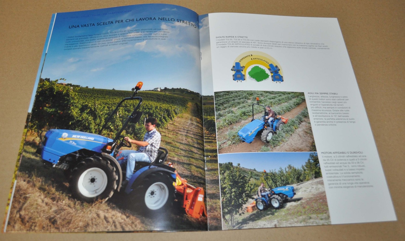 2013 New Holland TI3 Tractor Brochure Prospekt IT