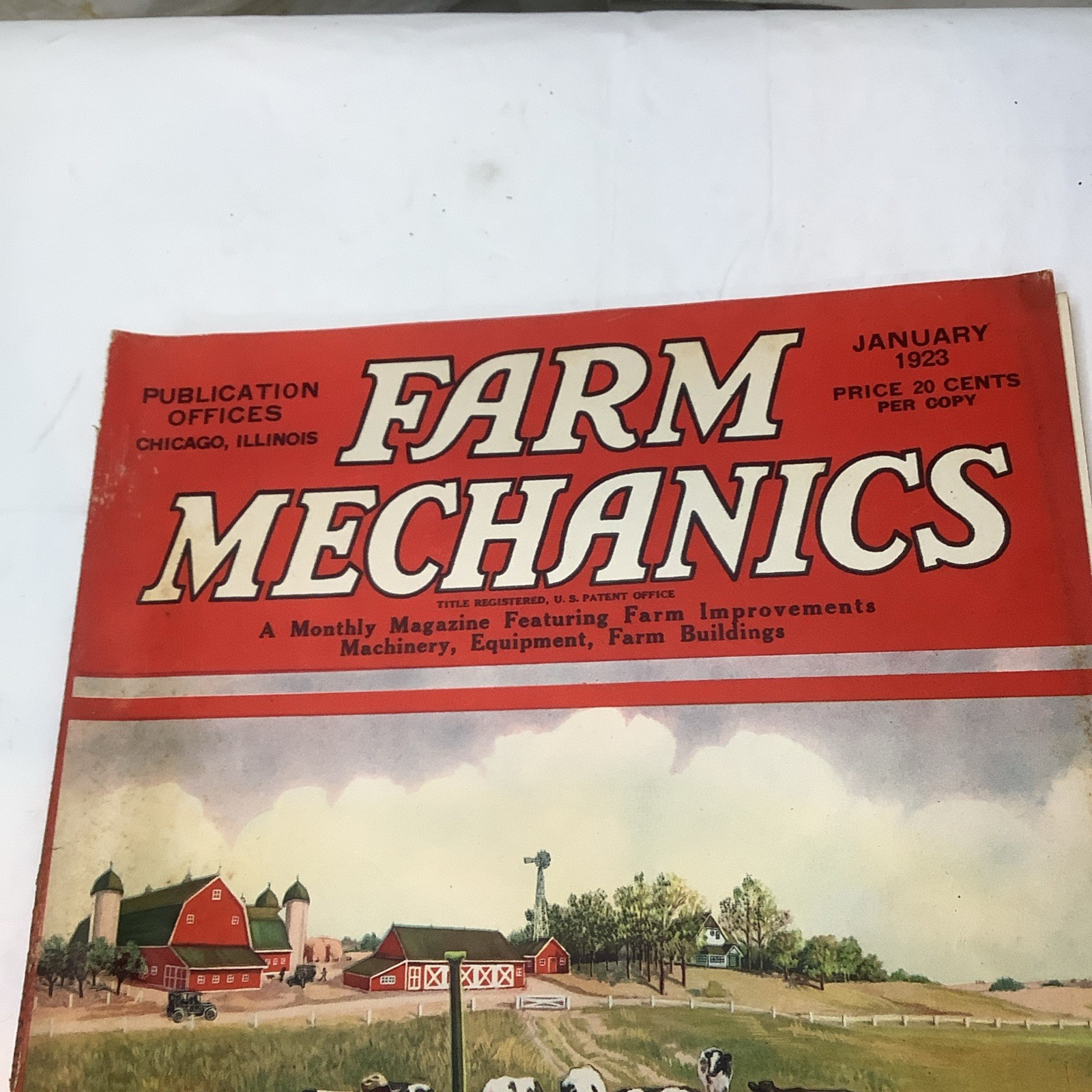Antique Farm Mechanics Advertising Milcor Agriculture January 1923 READ