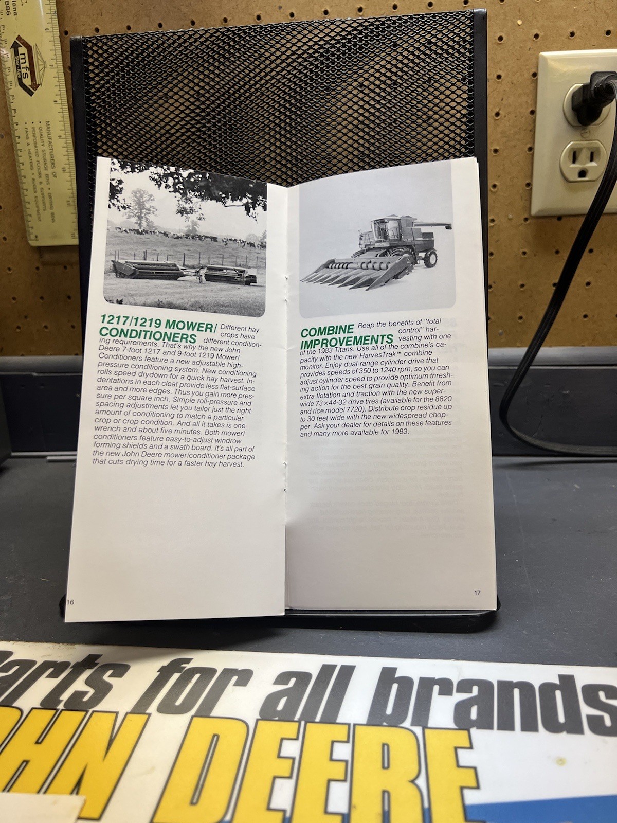 1983 John Deere New Products Pamphlet Farm Equipment