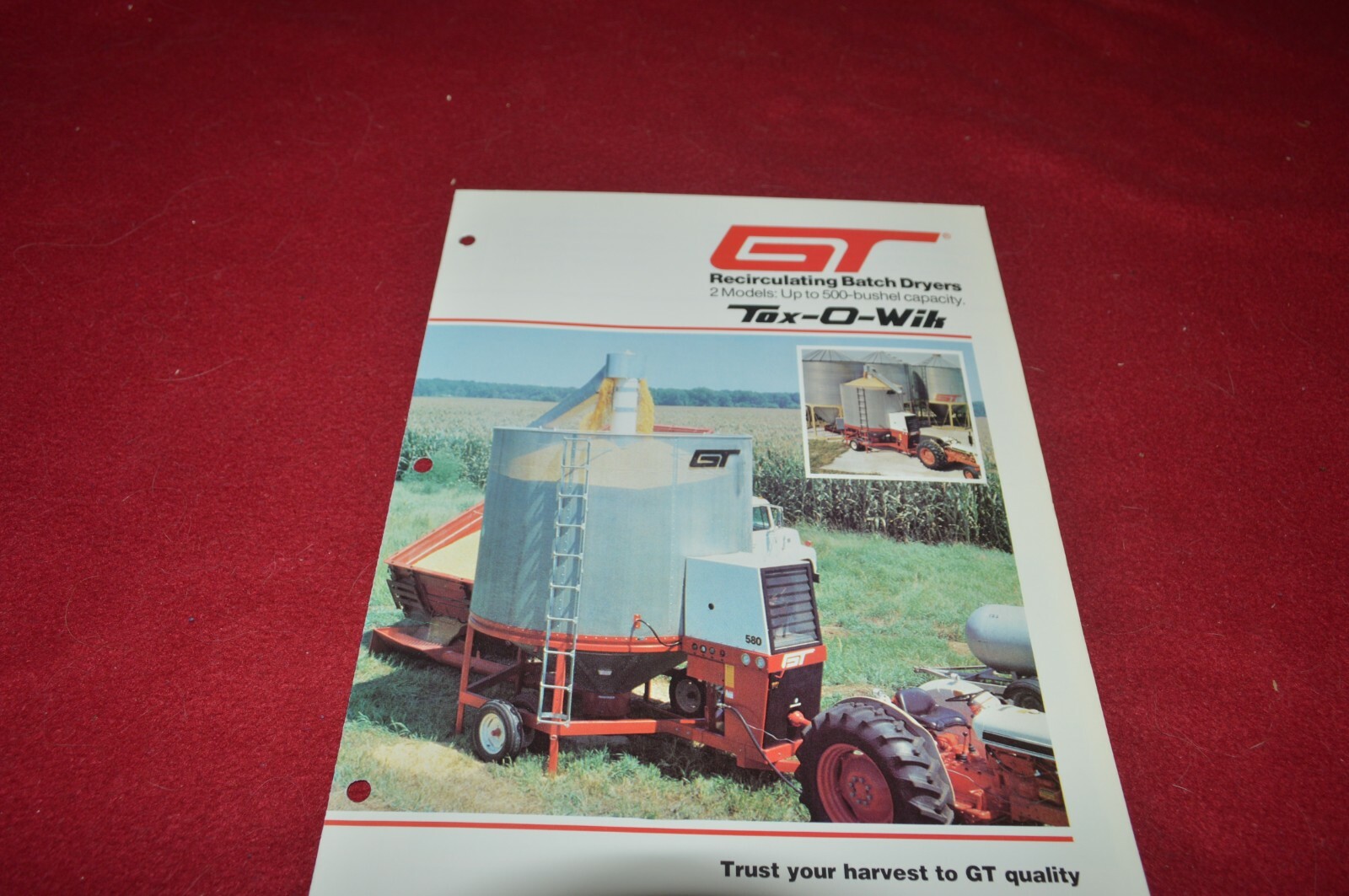GT Gilmor & Tatge 380 580 Recirculating Batch Dryers Brochure FCCA