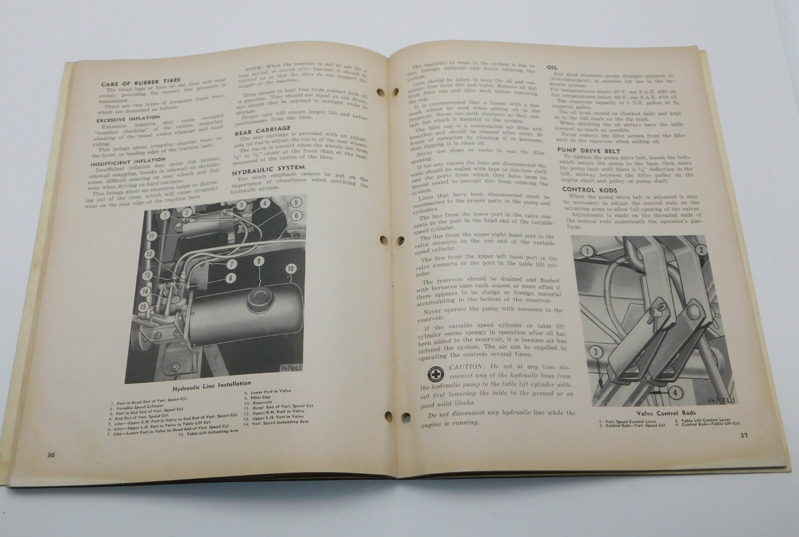 Massey-Harris No 72 SP Combine Owner’s Manual