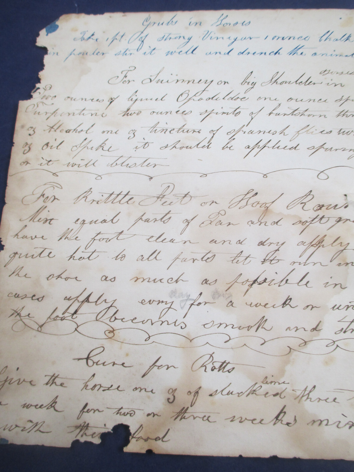 FARMING HISTORY – SALE of CALF – FARM TIPS DOCUMENT – “1888 “ BILL OF SALE