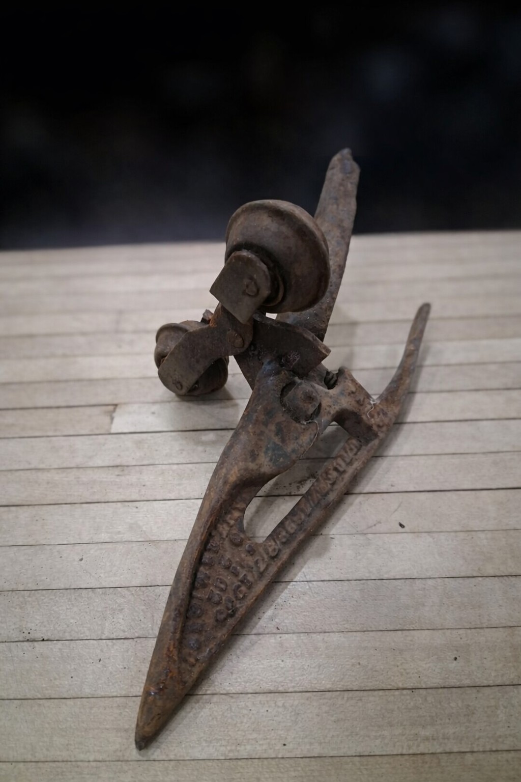 W Gatermann Mfg Crop Lifter Plow Point Manitowoc WI Farm Implement Antique