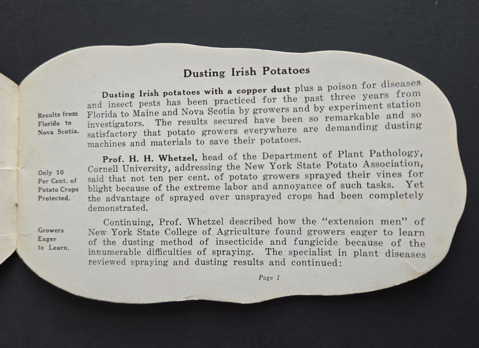 Niagara Potato Dusts Sprayer Company Dealer Booklet Pamphlet Middleport New York