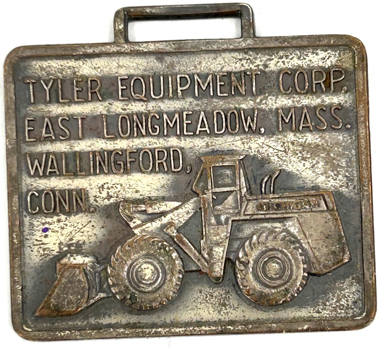 Vintage Tyler Equipment Corporation Construction Advertising Pocket Watch Fob