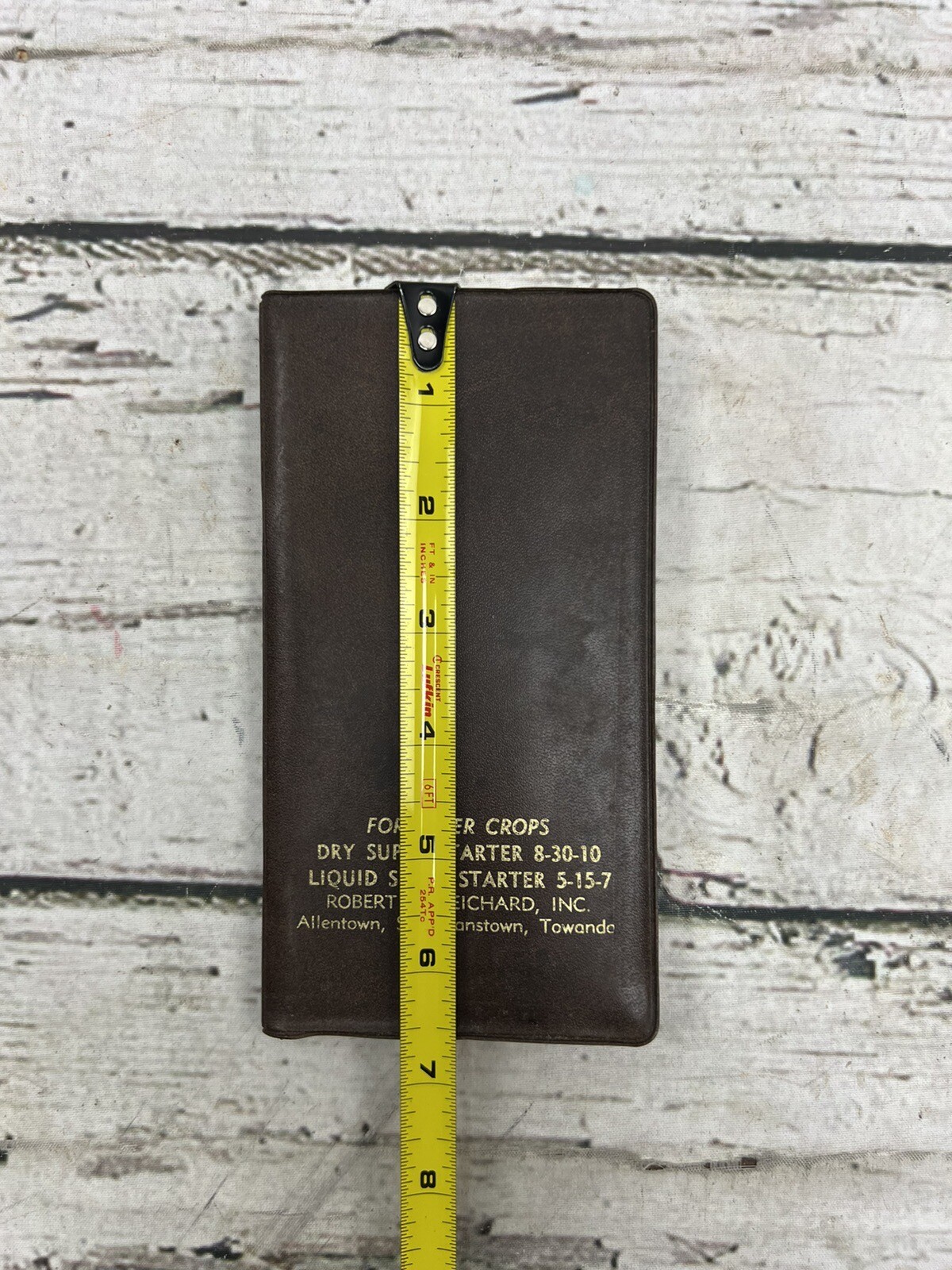 VTG Robert A. Reichard Inc. Allentown « For Super Crops » Pocket Planner Organizer