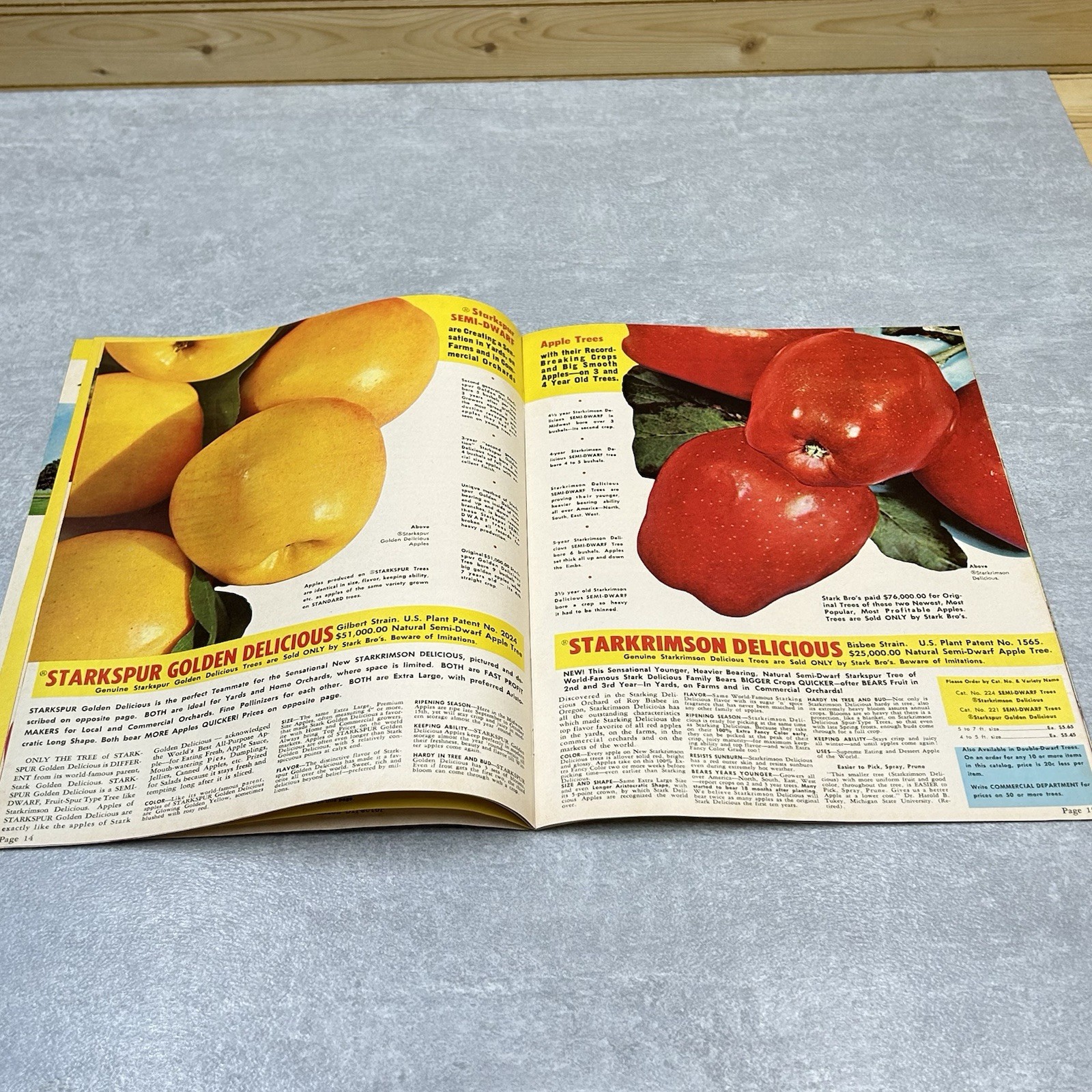 Vintage 1960s Stark Bros Nurseries & Orchards Dwarf Fruit Trees Catalog