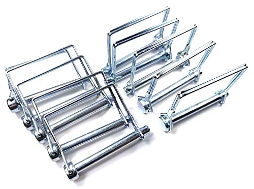 10 Pieces Wire Lock Pin, 5/16 Inch (7.84MM) Heavy Duty Safety Coupler Pin Shaft