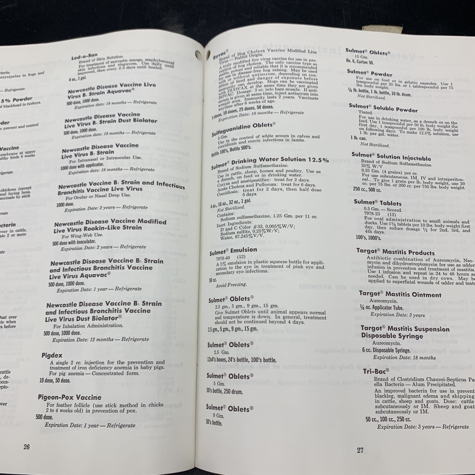 Lot 1961 Miller Chemical Co Dealer Catalog & Price List-Home/Farm/Livestock
