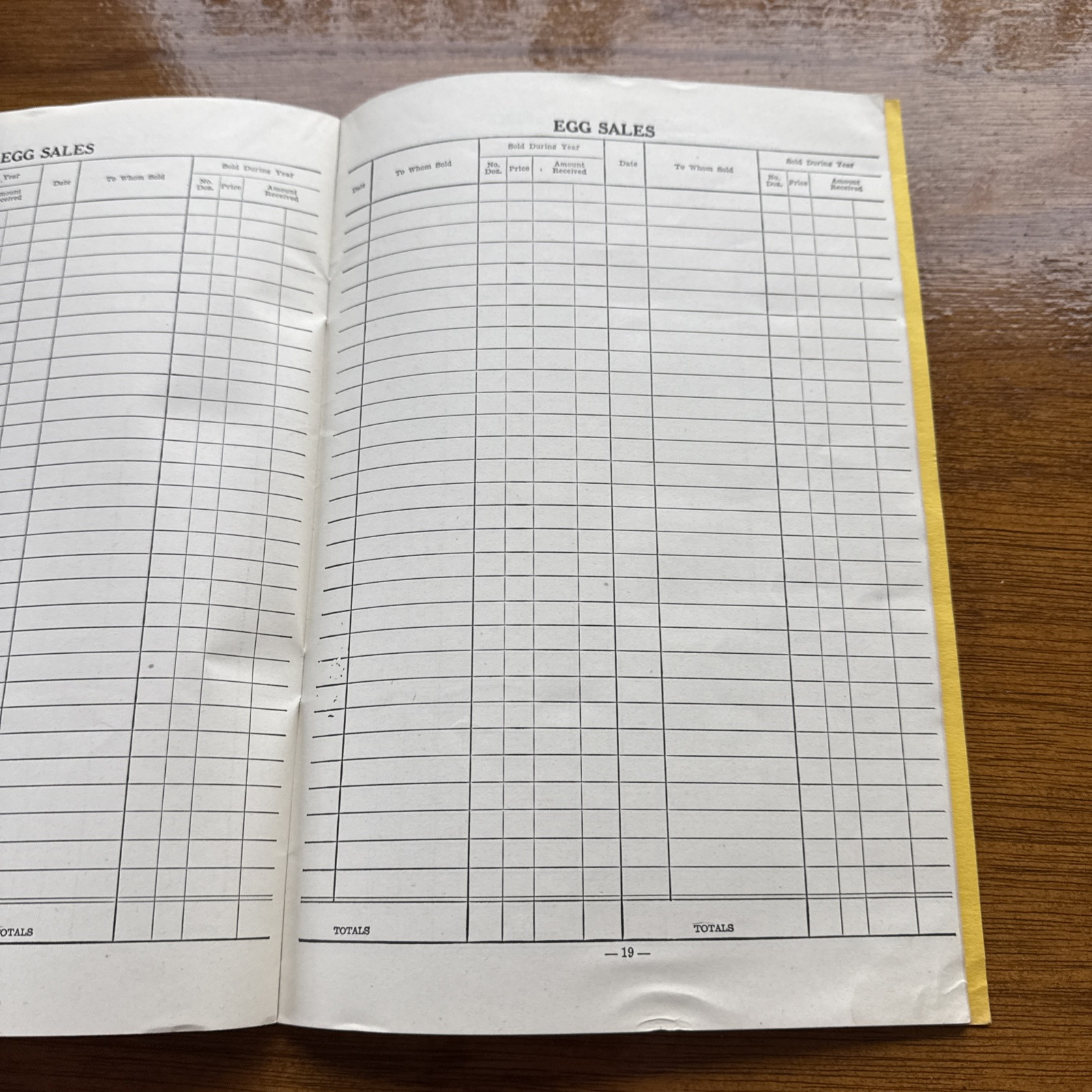 1950 Farm Account Book And Income Tax Record Miamisburg, Ohio
