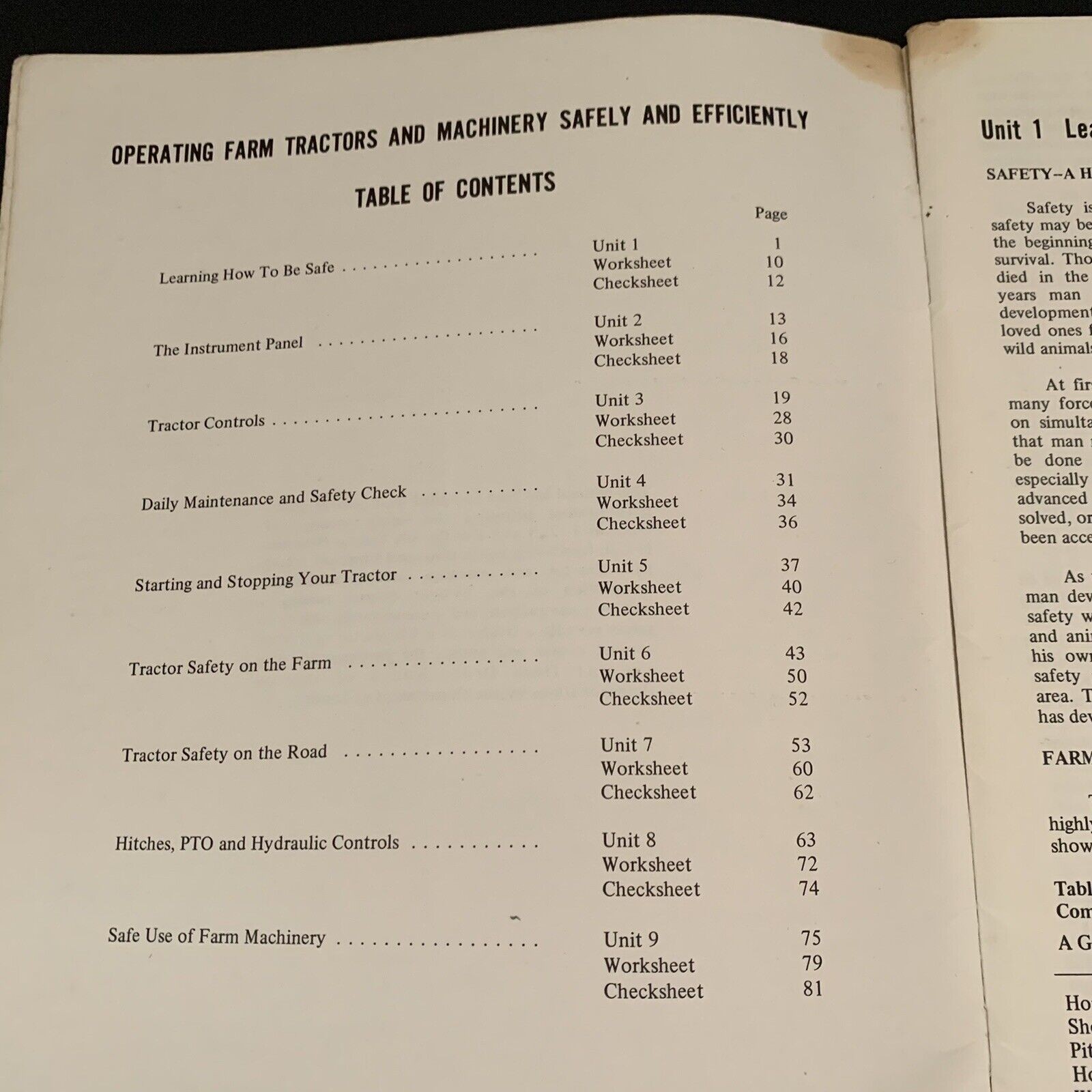 1969 Operating Farm Tractors and Machinery Safely Efficiently Booklet ISU Vtg