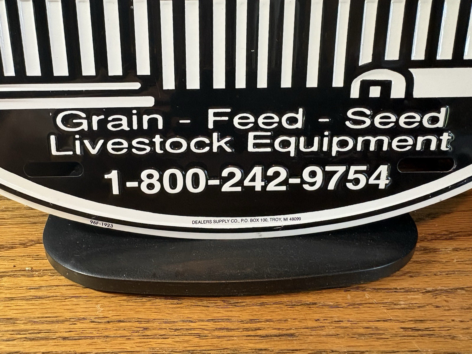 SULLIVAN,INC. EMBOSSED METSL SIGN GRAIN-FEED-SEED-LIVESTOCK EQUIPMENT NEW USA