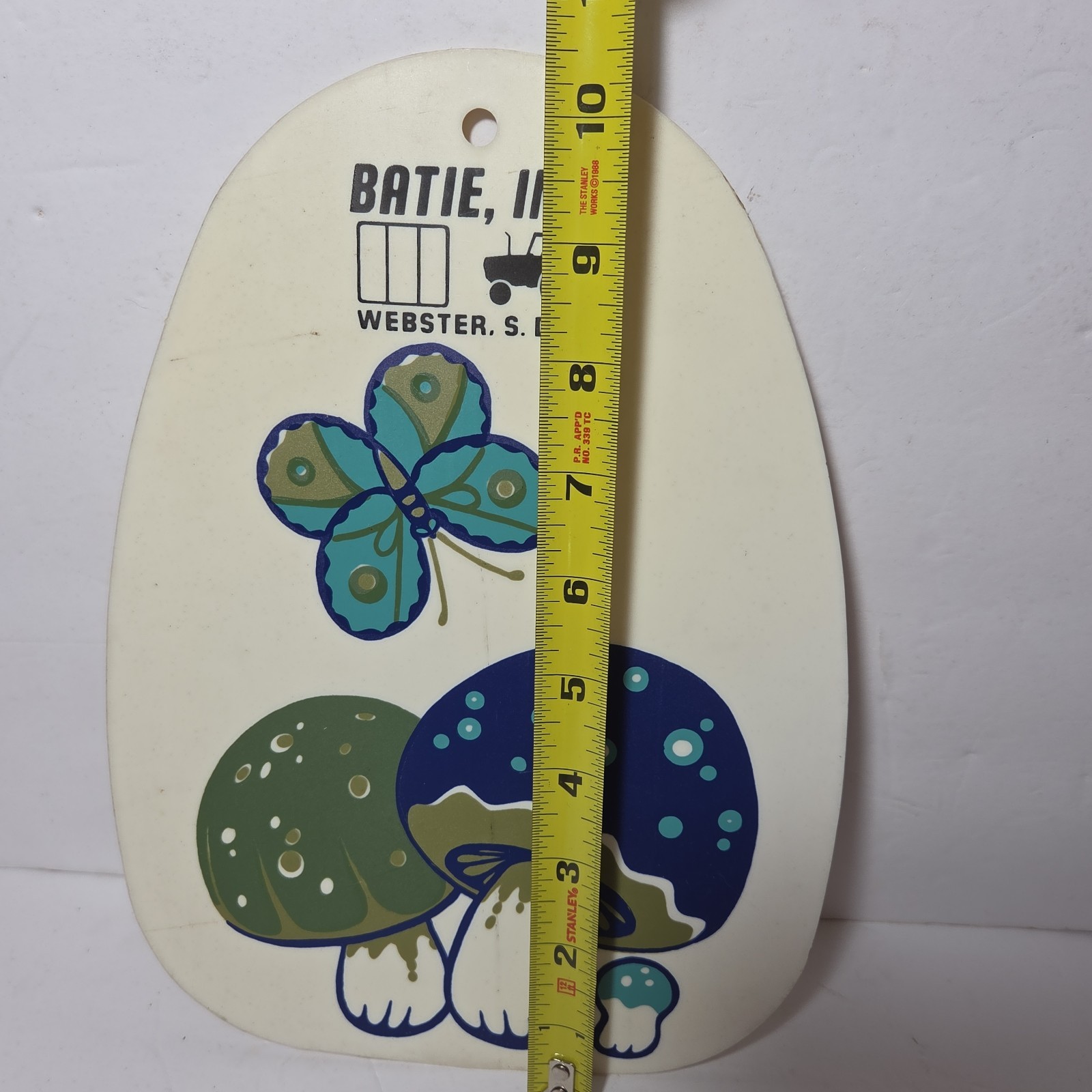 NOS Slice N’ Dice Cutting Board Advertising Batie, Inc. Webster, S. Dakota Vtg