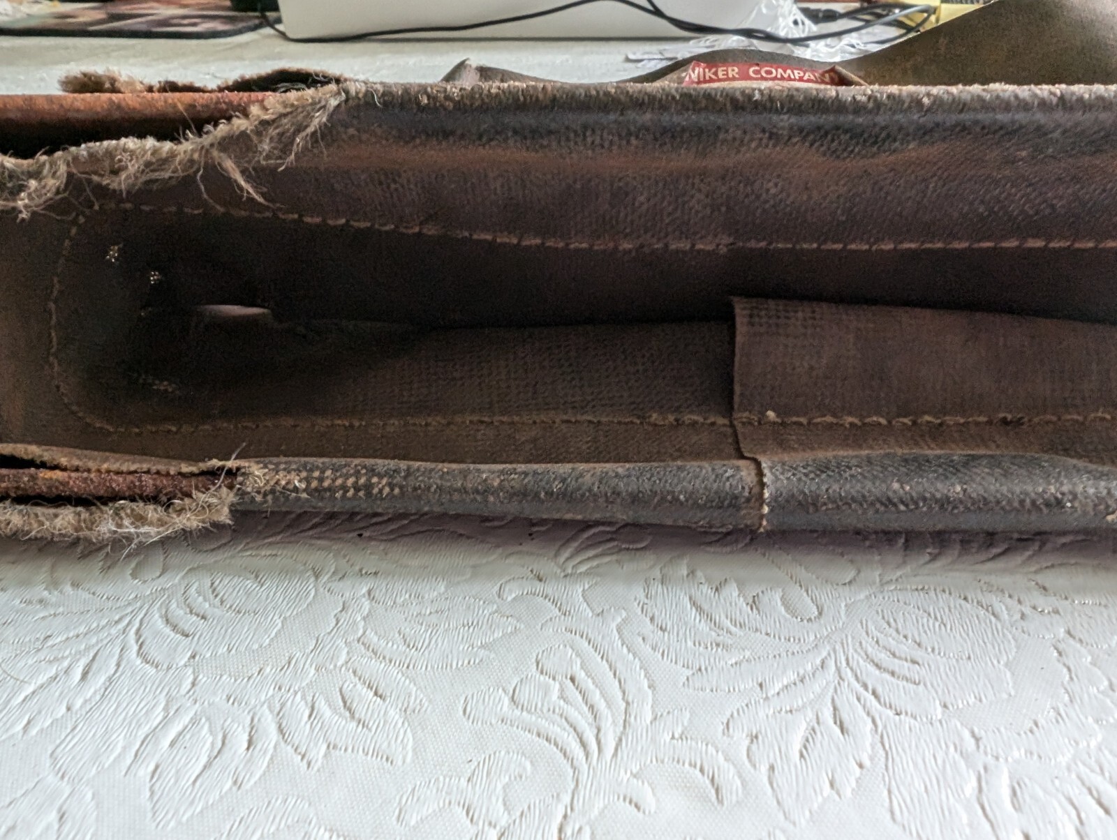 Vintage Hiniker Leather Seed Agriculture Cover