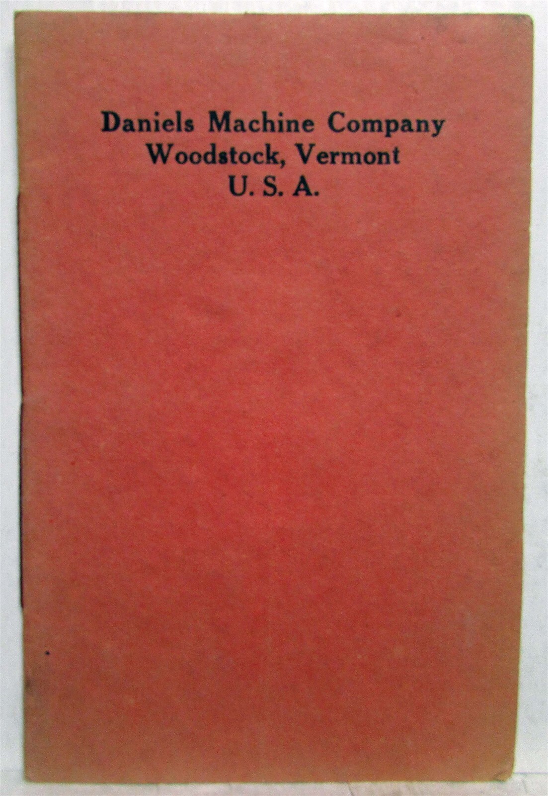 1907 Daniels Machine CO Cutters & Carriers Pricing Specifications Sales Catalog