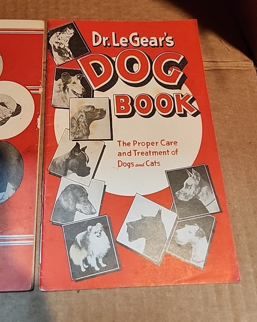 Three 1942 Dr. LeGear&rsquo;s Livestock, Poultry and Dog guides/manuals