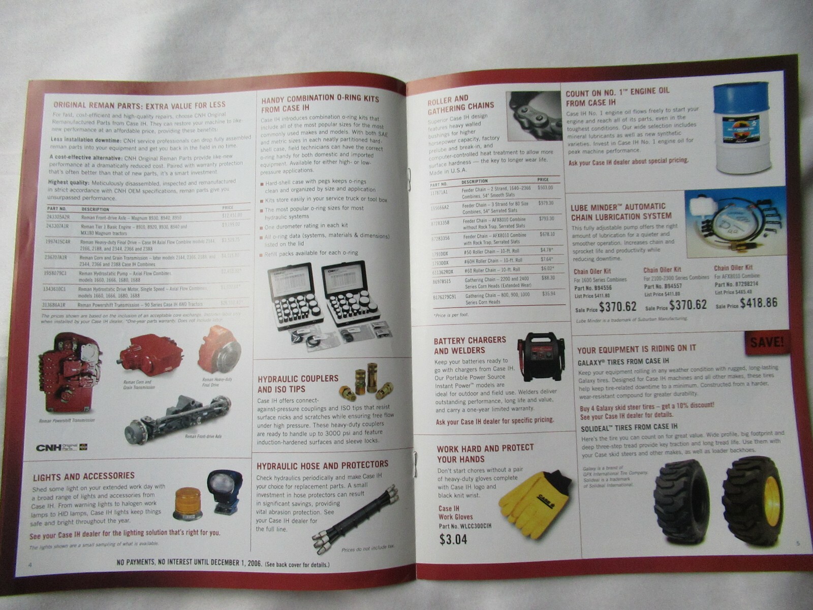 CASE CASEIH counterpart combine parts and accessories catalog brochure