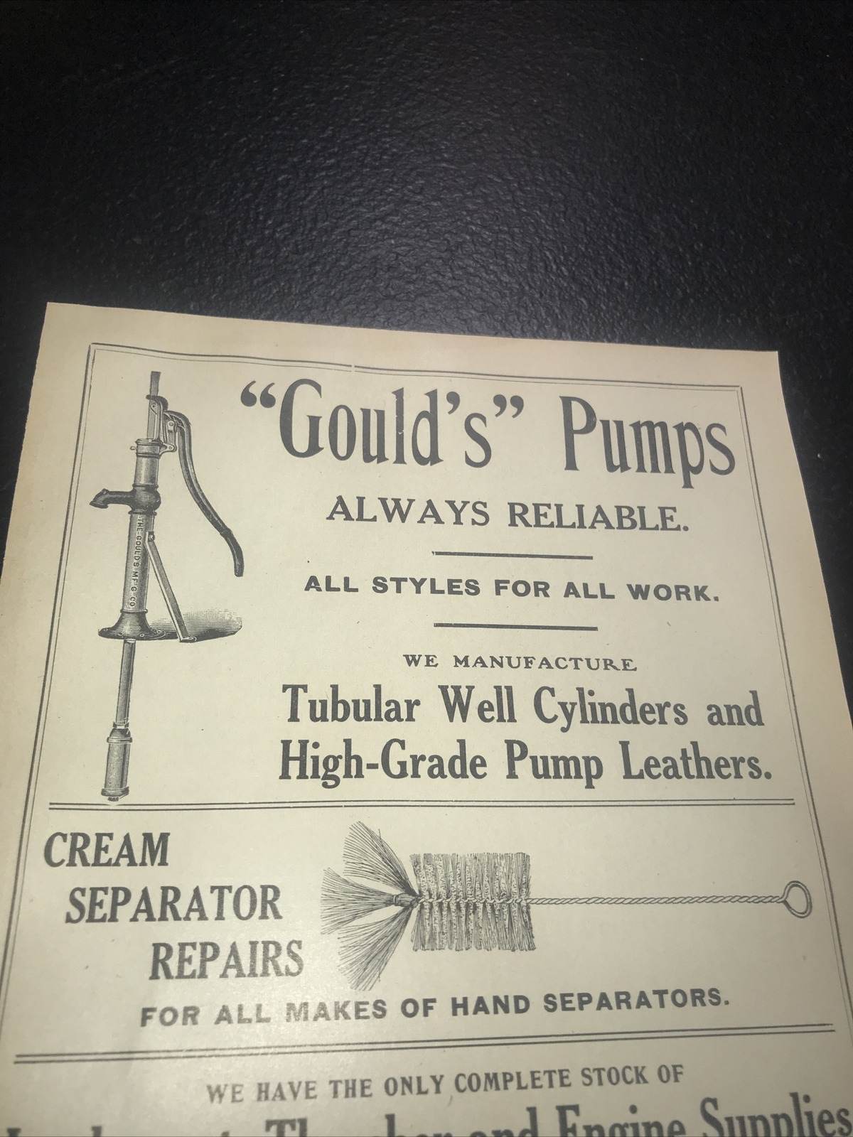 1908 Hudson & Thurber – Gould Water Pump Farm Advertising – Minneapolis
