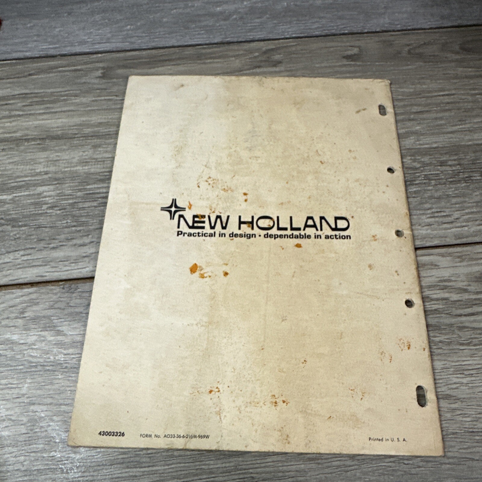 vintage NEW HOLLAND manual crop choppers 1969