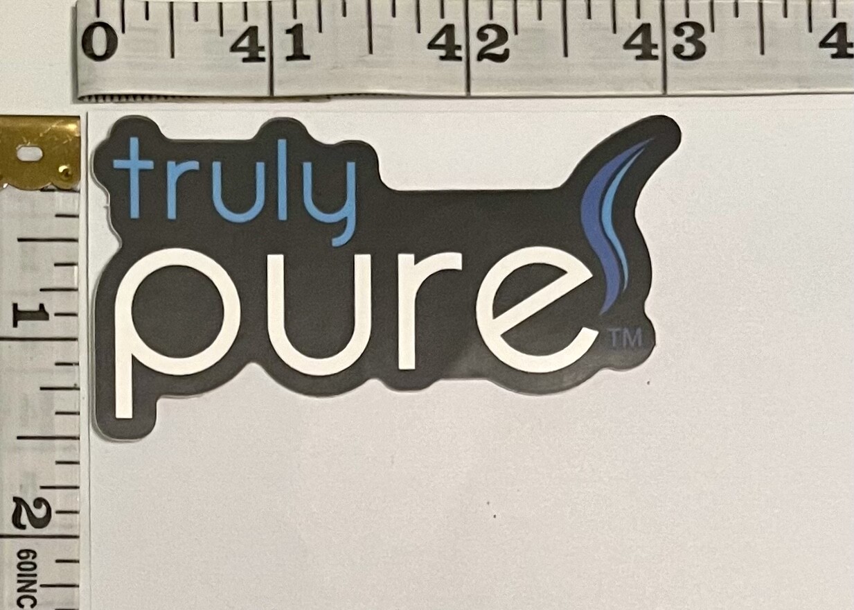 Truly Pure Cannabis Vinyl Sticker – Oregon, USA Cannabis Industry Advertisement