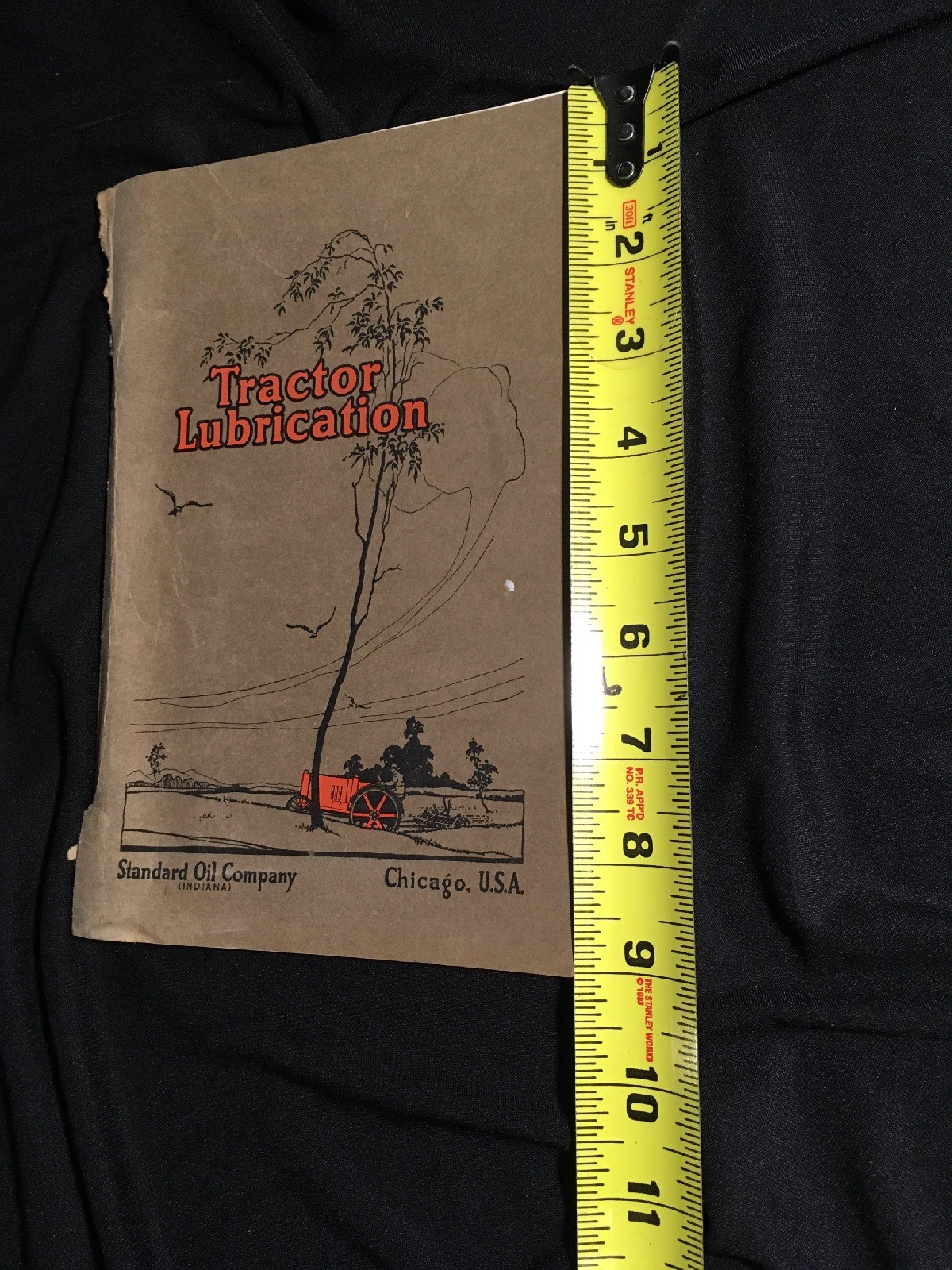 Antique 1919 Standard Oil Tractor Lubrication Manual