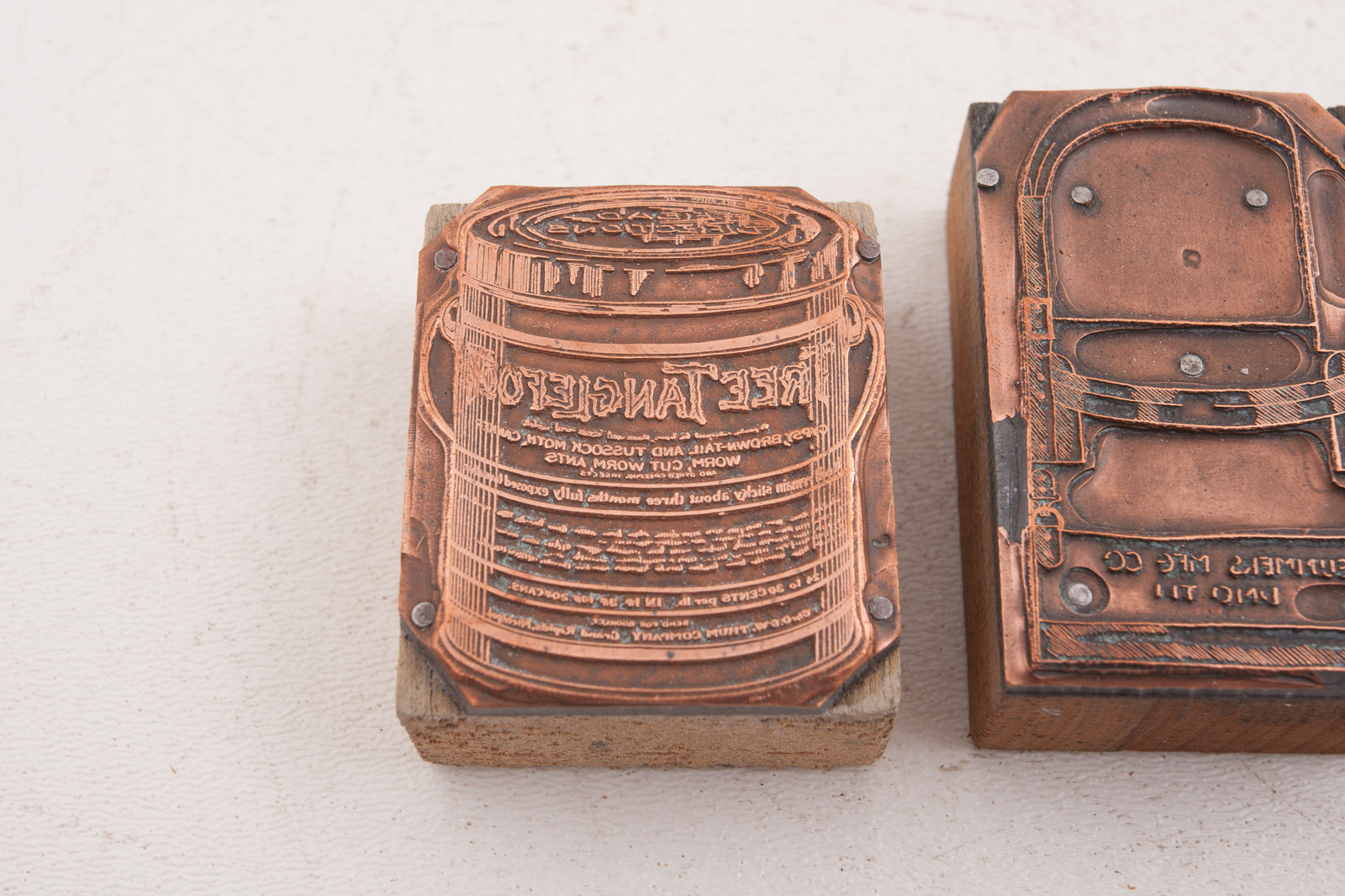 Boyce Buckets Summers MFG Thun Co Printers Block Advertising (A5L-31) Tanglefoot