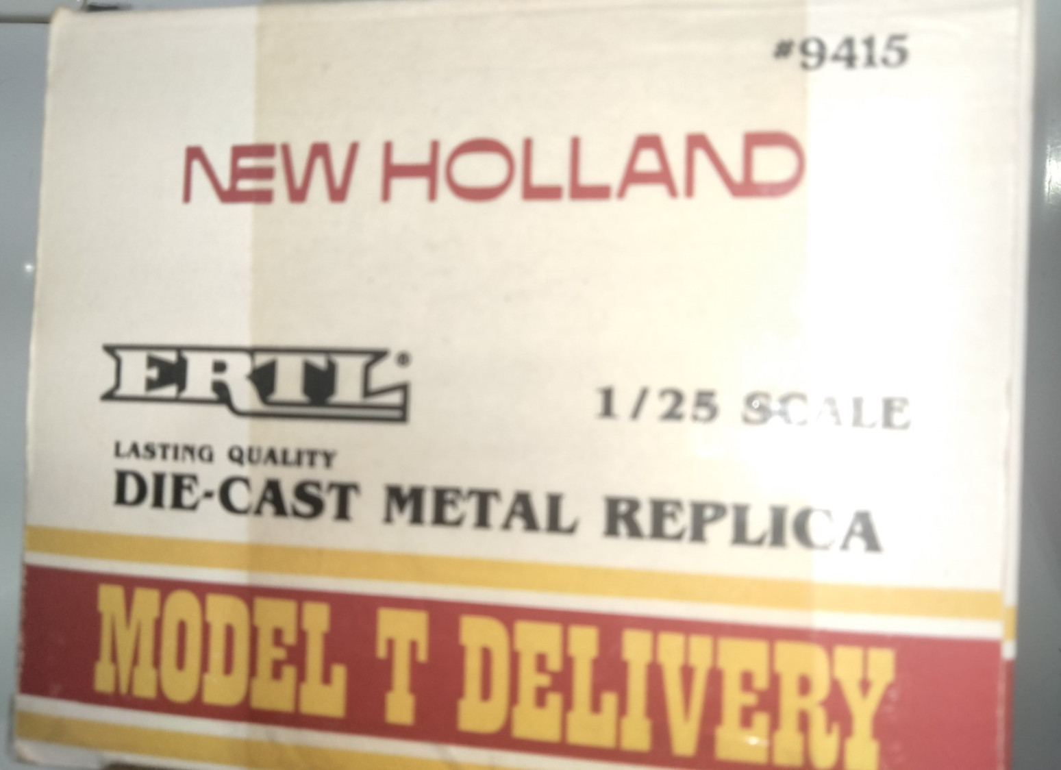 Vintage NOS New Holland Model T Delivery Truck 1/25 Scale Diecast Bank by Ertl