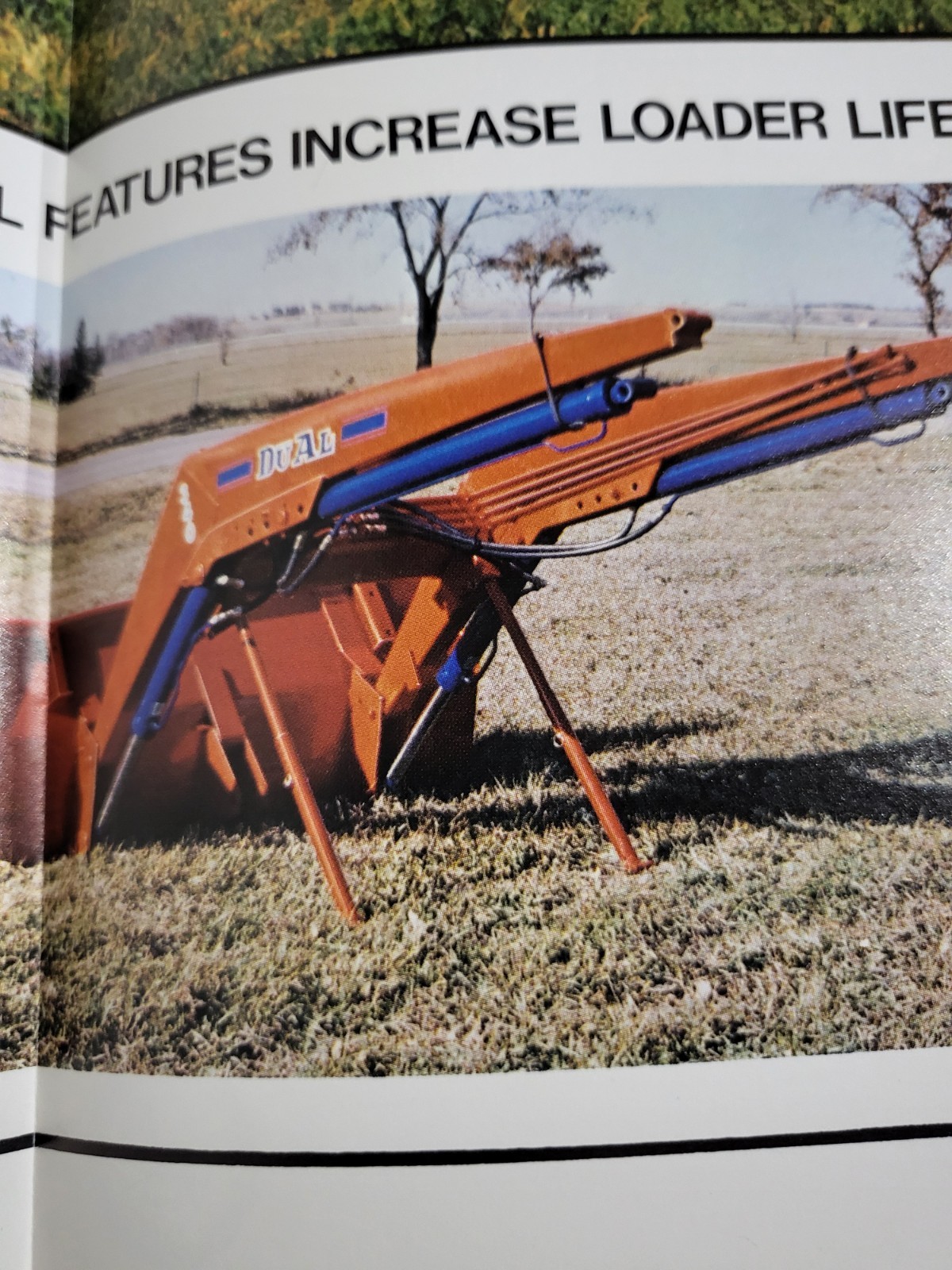 DUAL 340 / 345 Tractor Front LOADER BROCHURE John Deere MF Sioux Falls, SD.