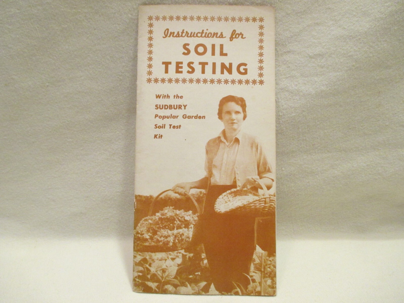 Instructions for Soil Testing-Sudbury Garden Soil Test Kit Vintage Booklet