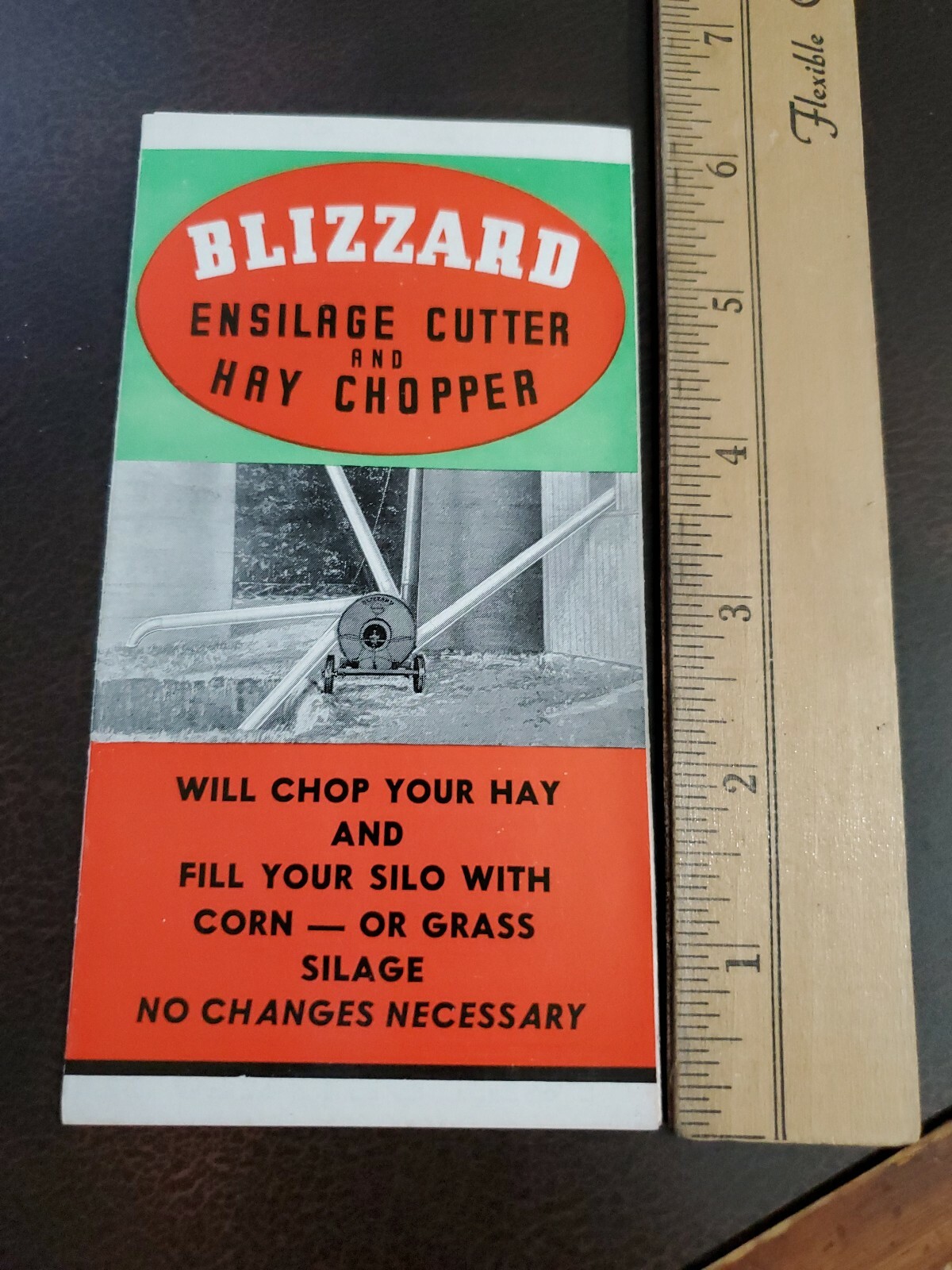 Vintage 1920s Blizzard Hay Chopper Cutter Farm Brochure Canton Ohio