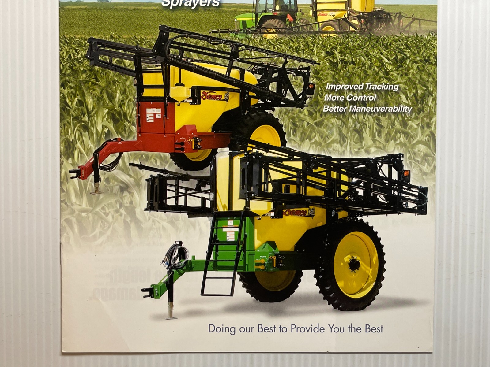 Demco 50 Series Sprayers Sales Brochure *Original 2009* (6 Pages)