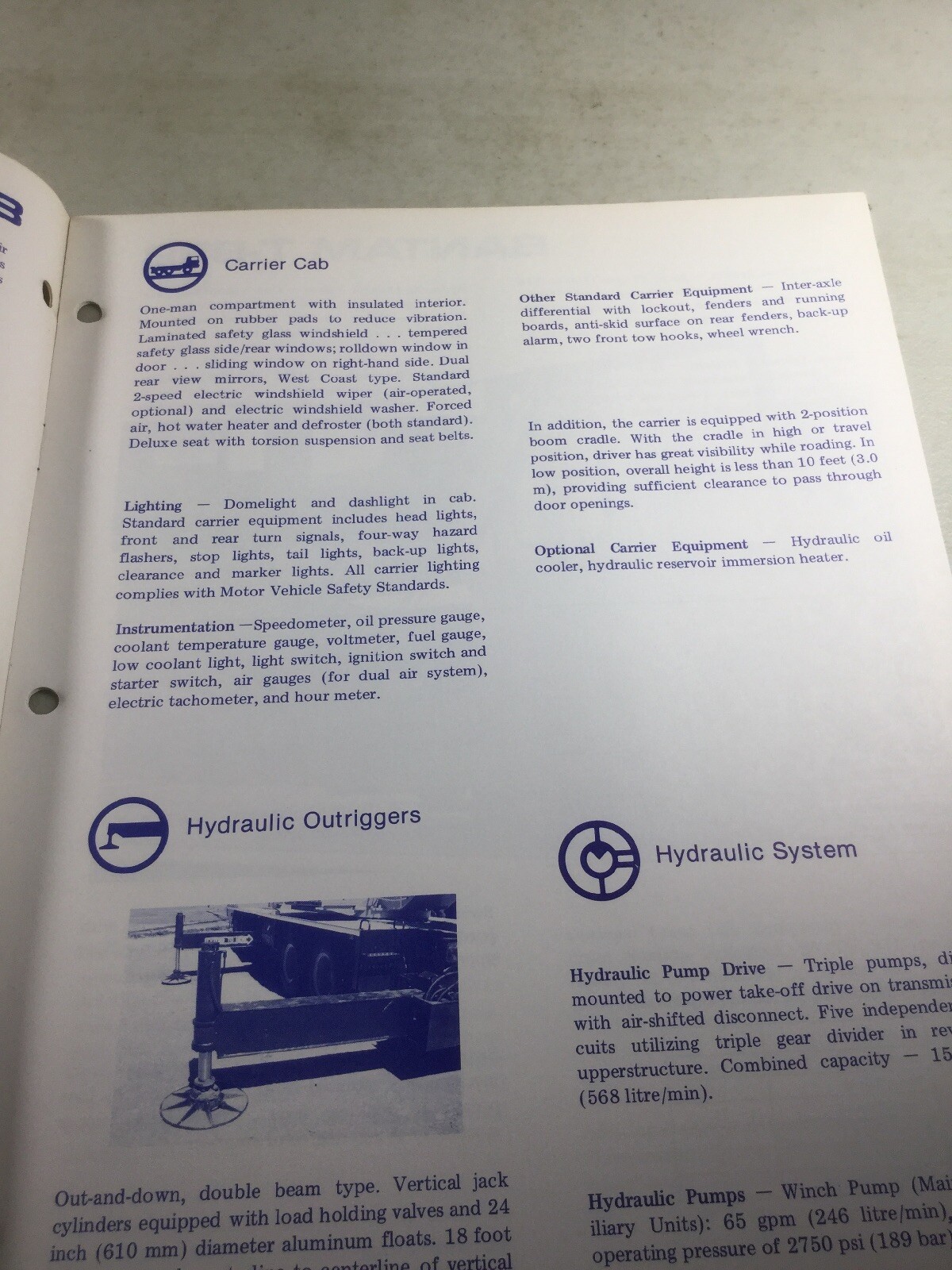 Bantam, Koehring T888 Crane Sales Brochure, Literature