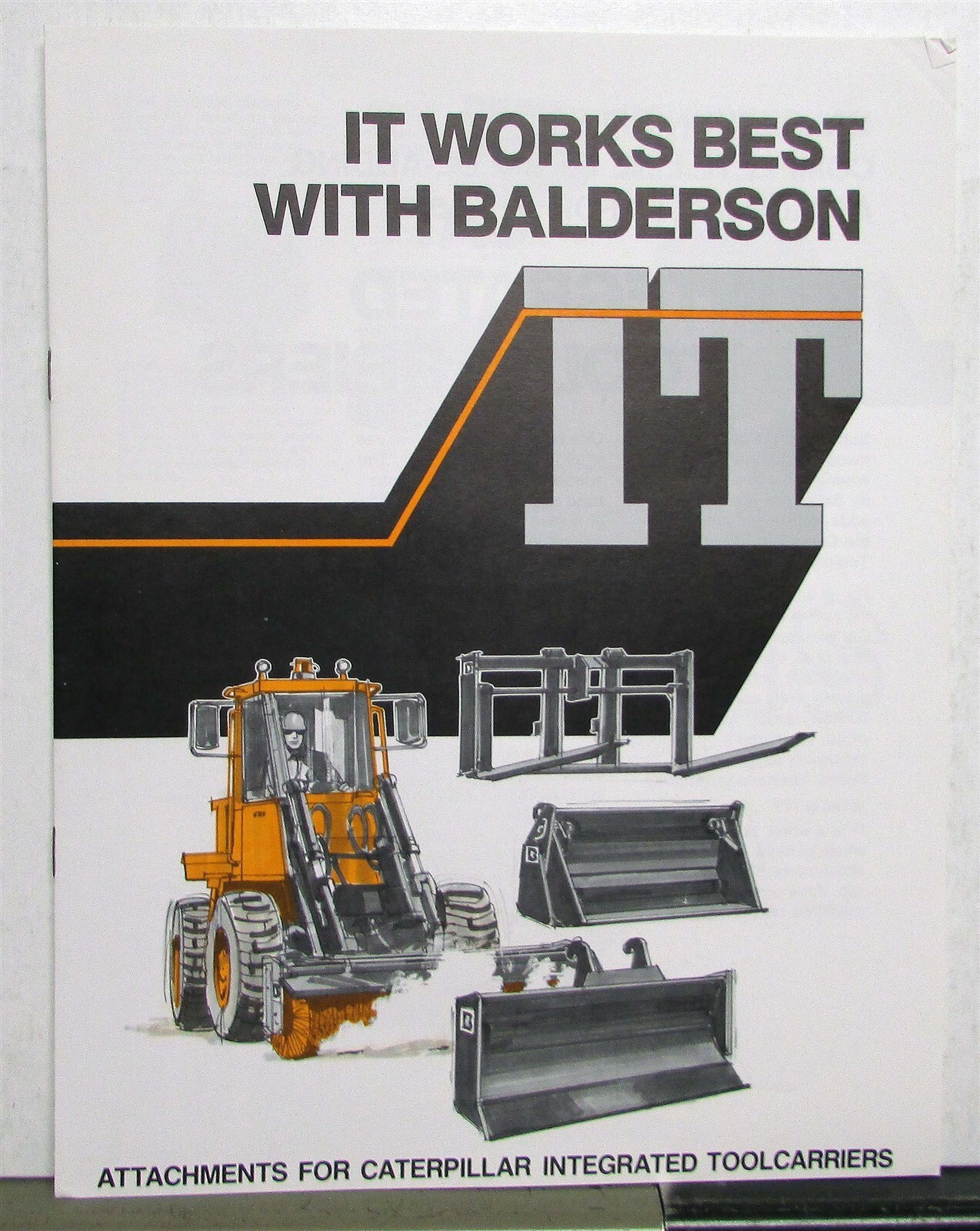 Balderson Attachments For Caterpillar Integrated Toolcarriers Sales Brochure