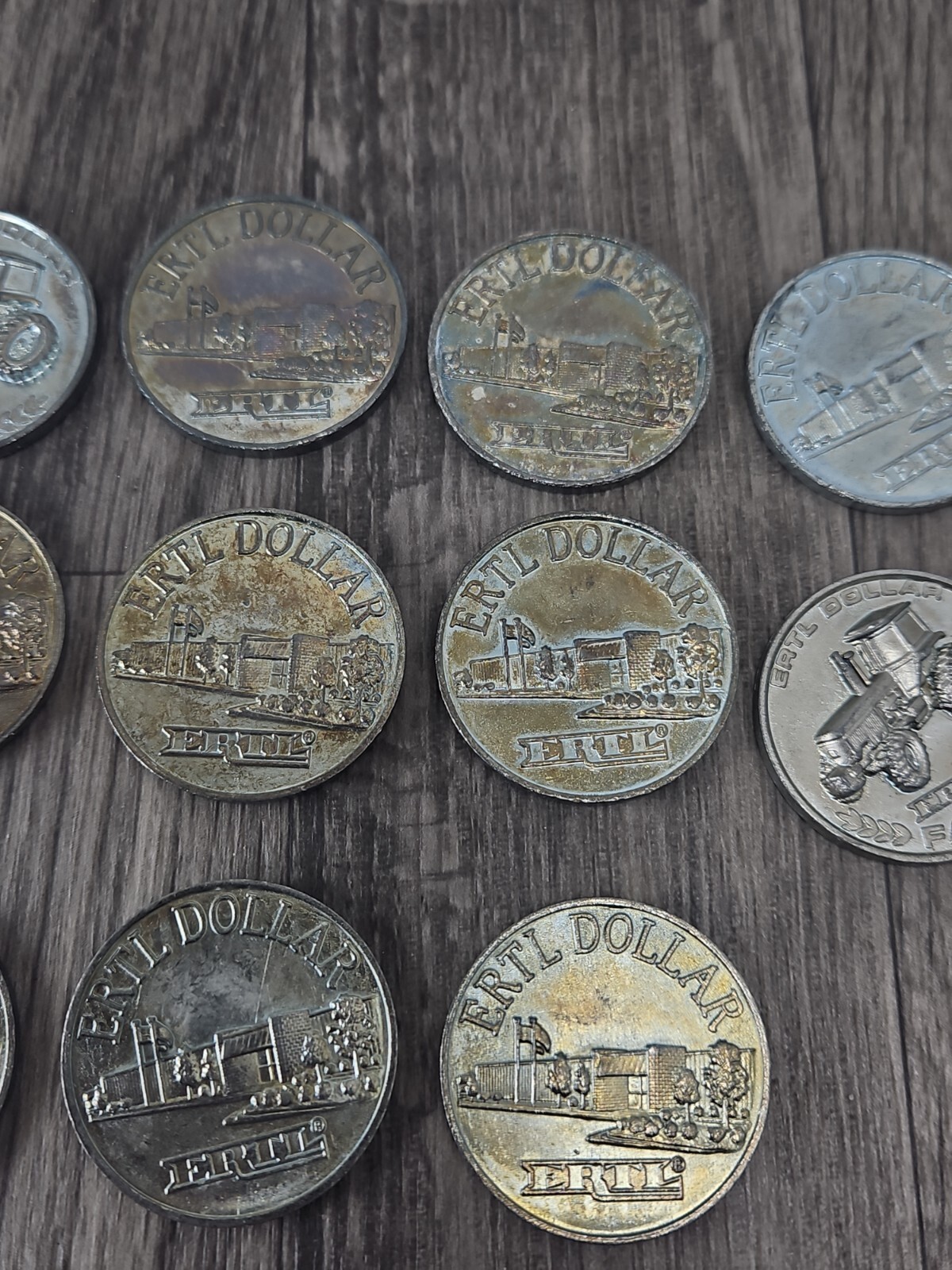 13 ERTL Dollar Coins Tractor