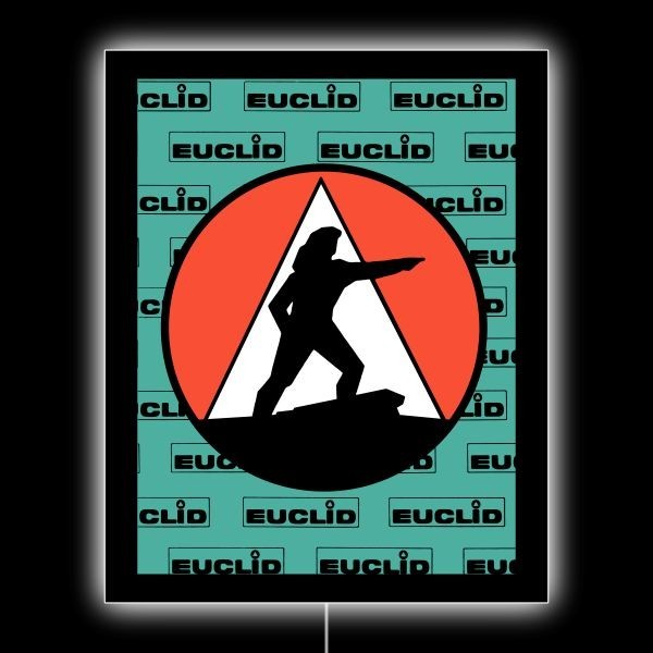 1961 EUCLID Mining & Construction Equipment NEW LED Hanging Lighted Sign: 18×23&Prime;