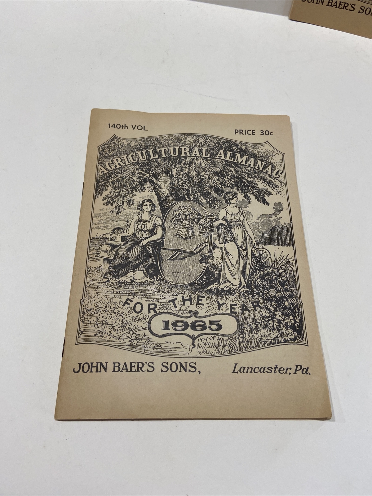 John Baer Sons Agricultural Almanacs 1965 & 1967