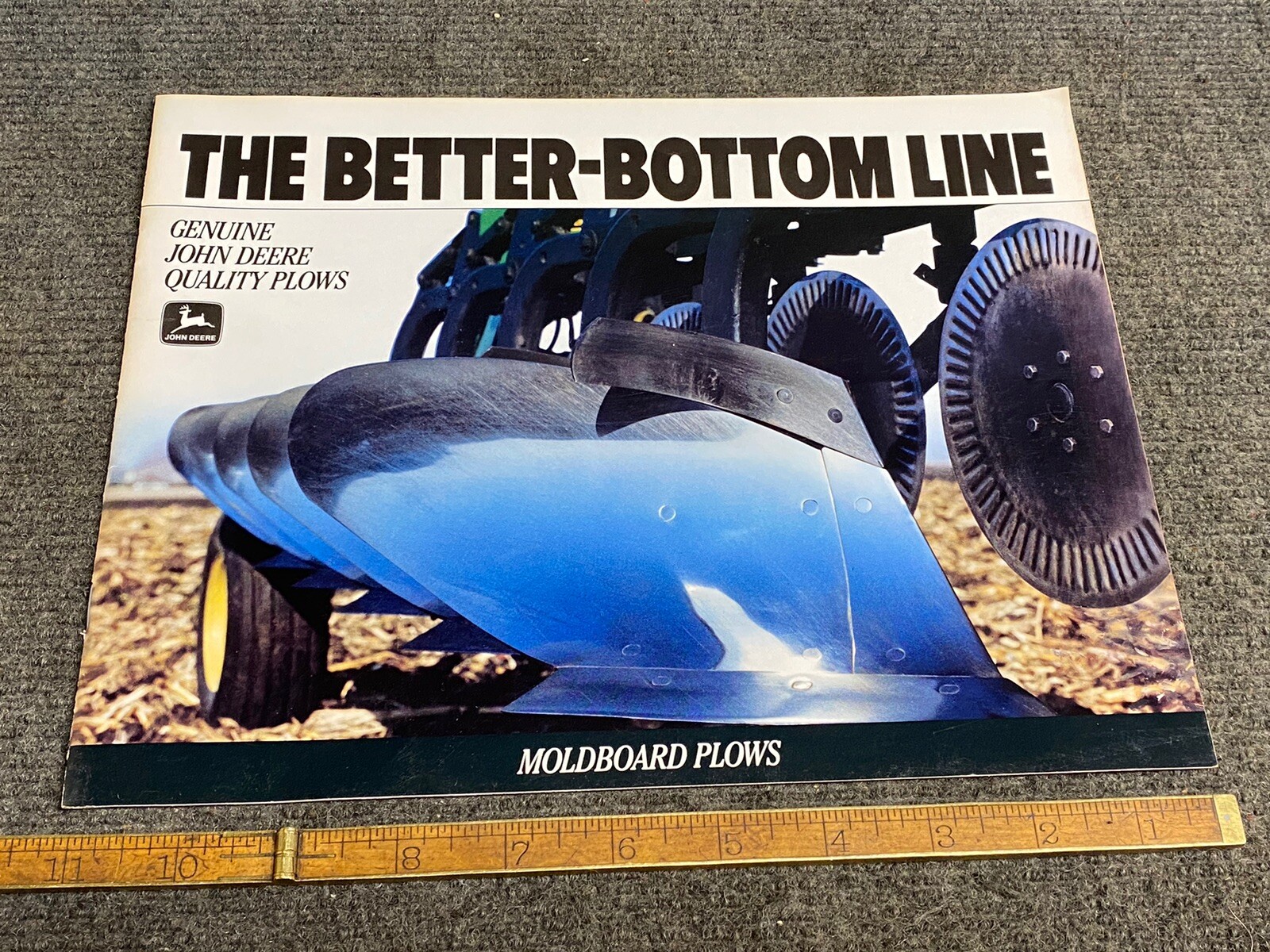 John Deere Moldboard Plows For 1990 Sales Brochure 24 Pages
