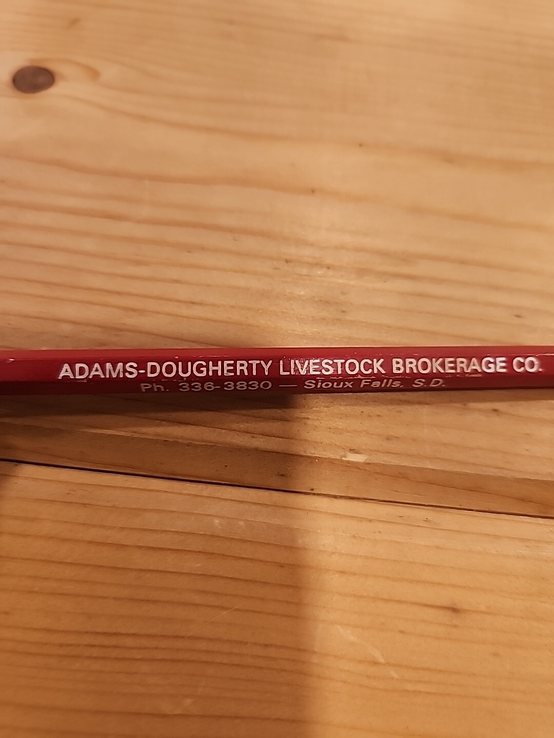Vtg Sioux Falls & City Livestock Sales Brokerage Commission Pencil Lot SD IA