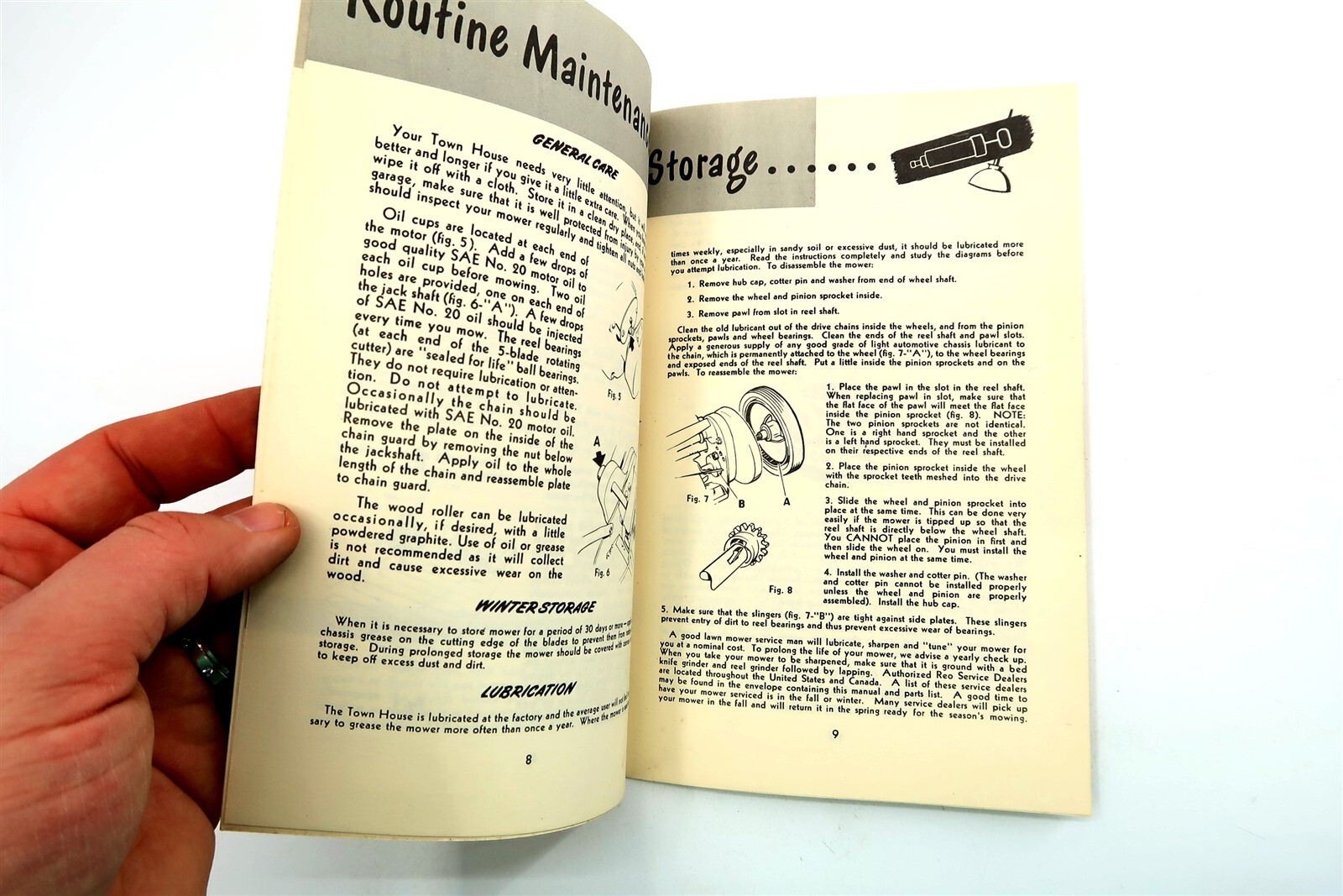 Vintage 1952 REO Town House WFE-18 Operating Manual ~ Factory Original