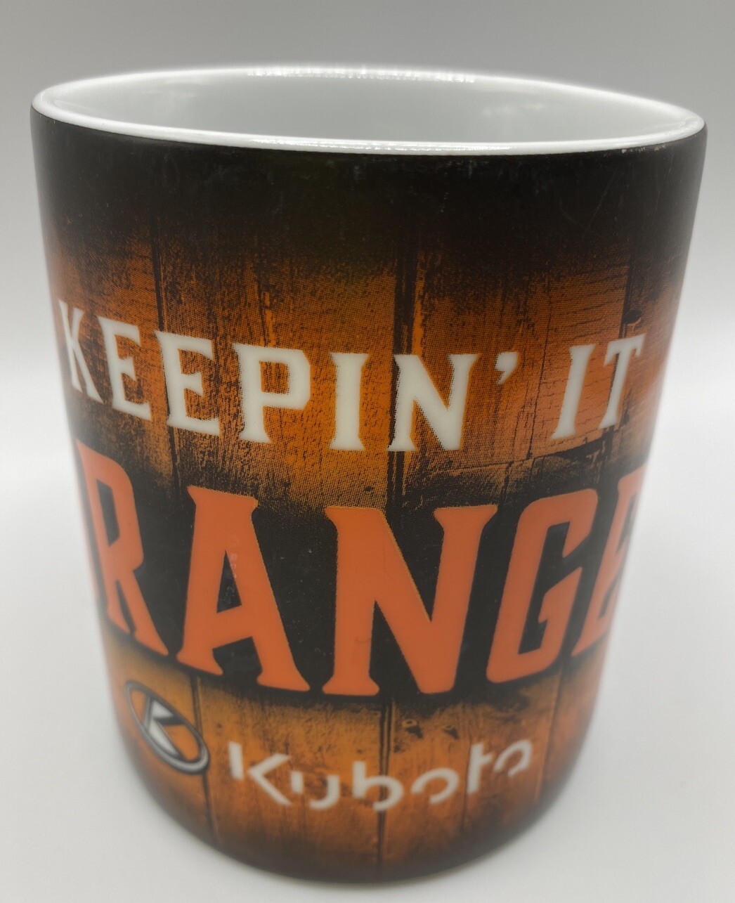 Kubota Tractor Ceramic Mug “ Keepin’ It Orange “ Large 14 oz Coffee Mug Choko