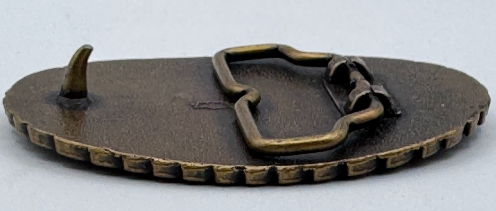 Vintage MACWHYTE Wire Rope Advertising Belt Buckle Bronze Brass Agriculture