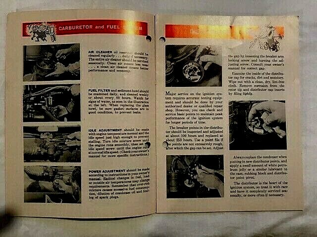 Champion Spark Plug Tractor Maintenance Brochure from 1958