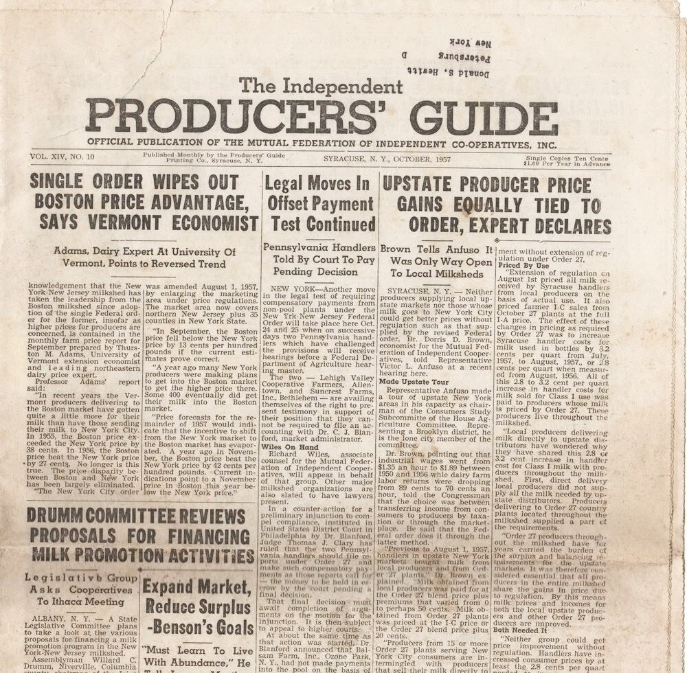 The Independent Producers&rsquo; Guide, October 1957 vintage agricultural newspaper